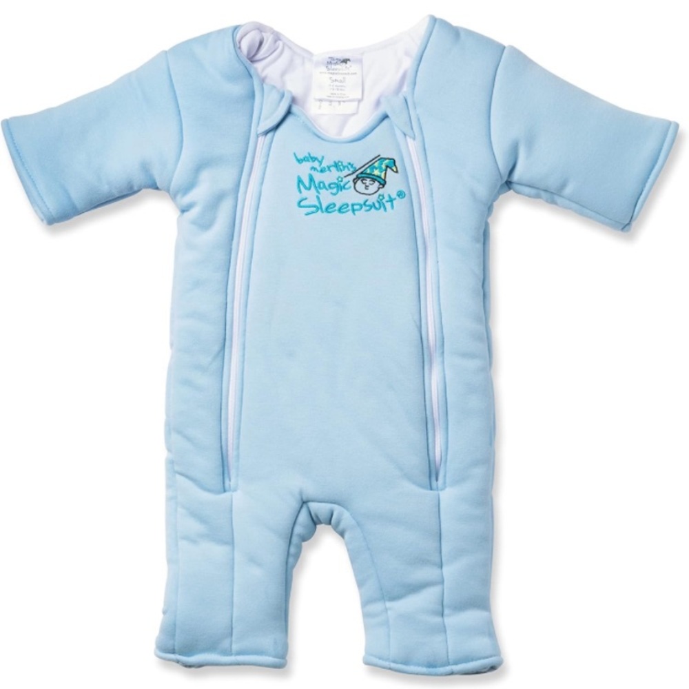 Magic Sleepsuit Baby Merlin's Swaddle Transition Product, Blue, 3-6 Months baby